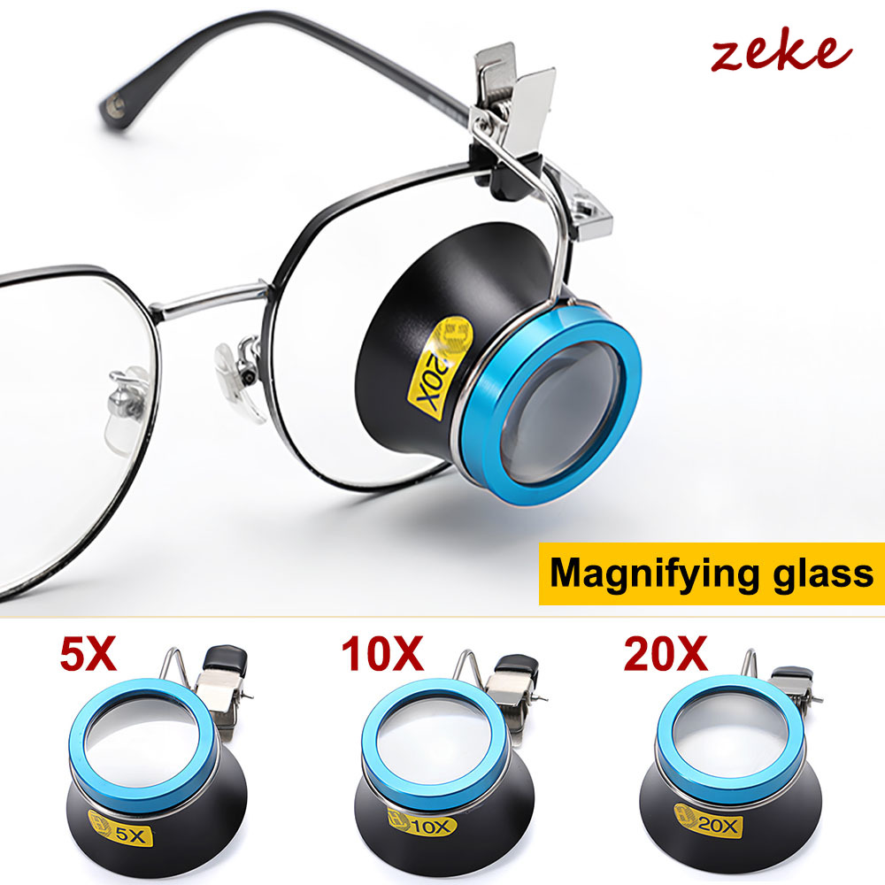 Eye Piece Magnifier - Loupe de lunettes 20X 10X 5X,