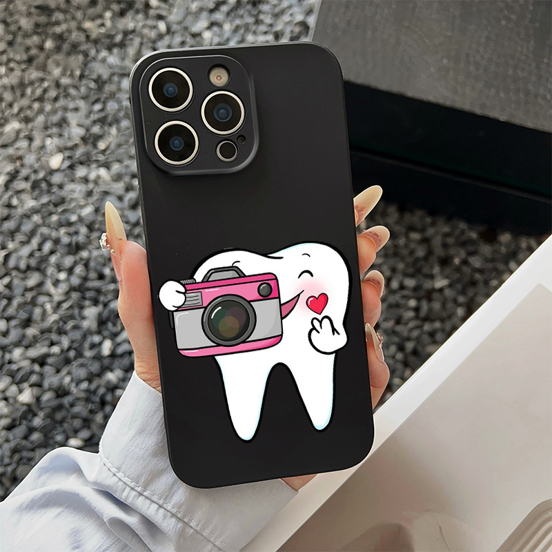 Photography With Iphone 15 - Coque de téléphone design photographie dents