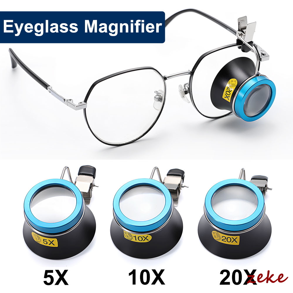 Eye Piece Magnifier - Loupe de lunettes 5X 10X 20X,