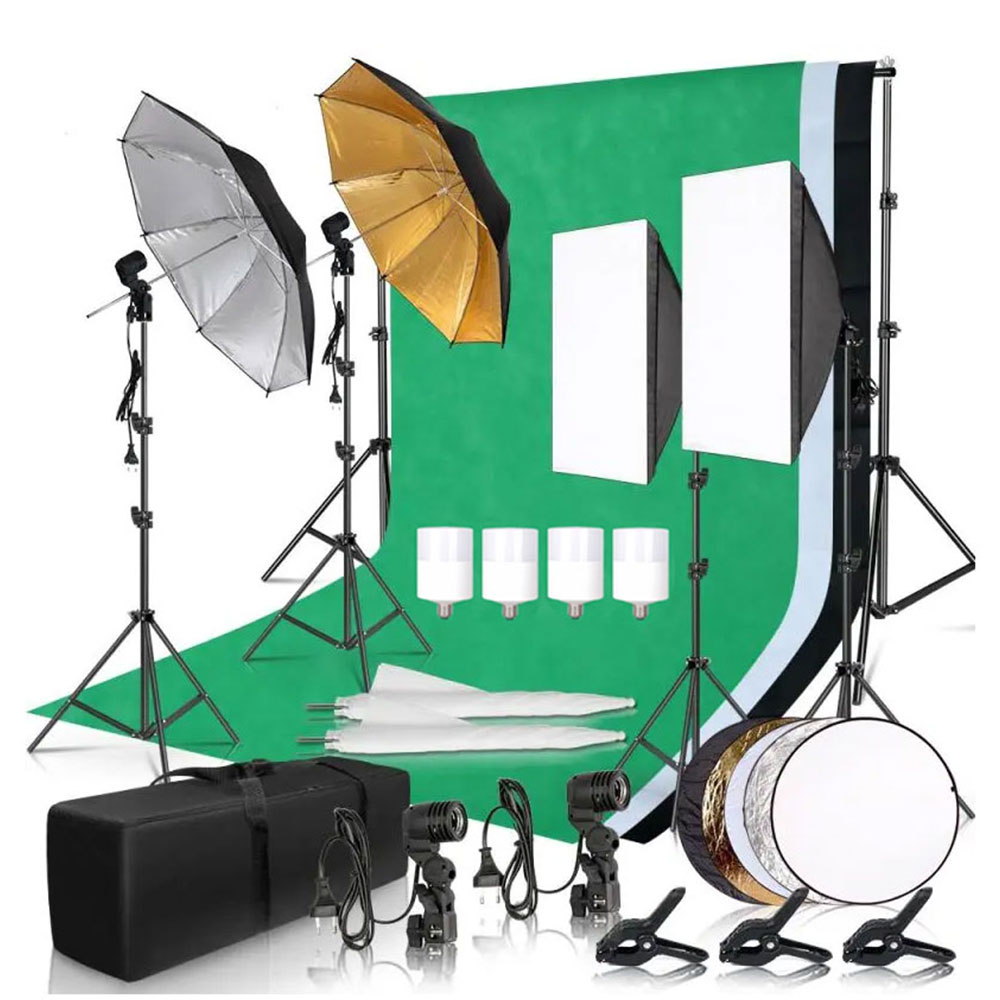 Backdrop Stand Kit - Kit d'éclairage de studio photo avec