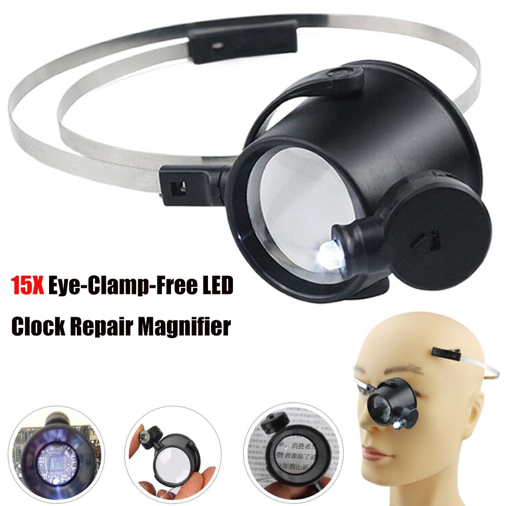 Eye Piece Magnifier - Loupe frontale portable 15X avec LED