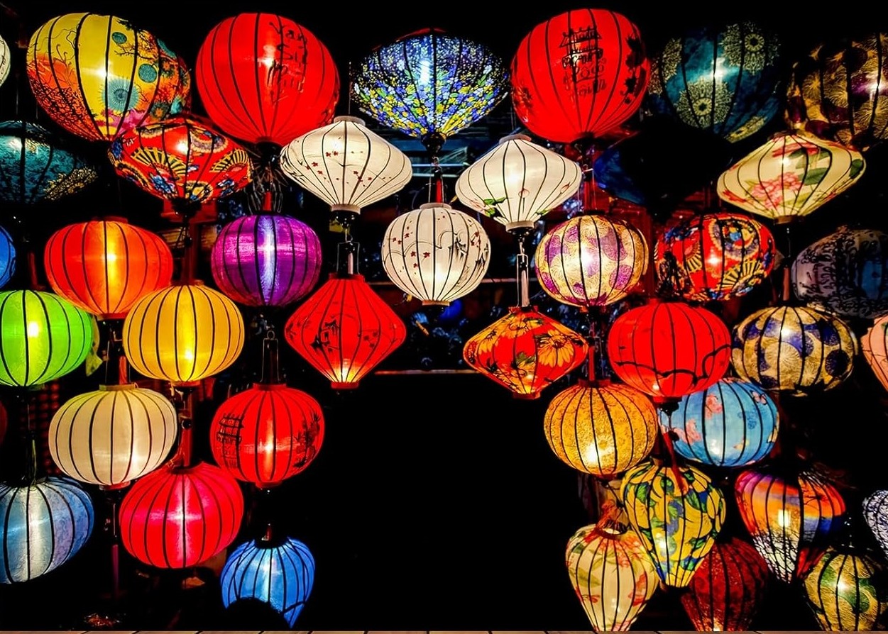 Lanternes colorées Vietnam vie - Photography Vietnam avis et prix