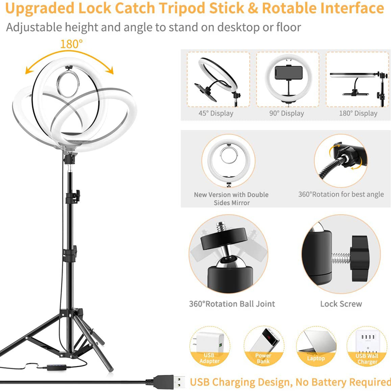 Anneau lumineux LED pour selfi - Photography Treatment avis et prix