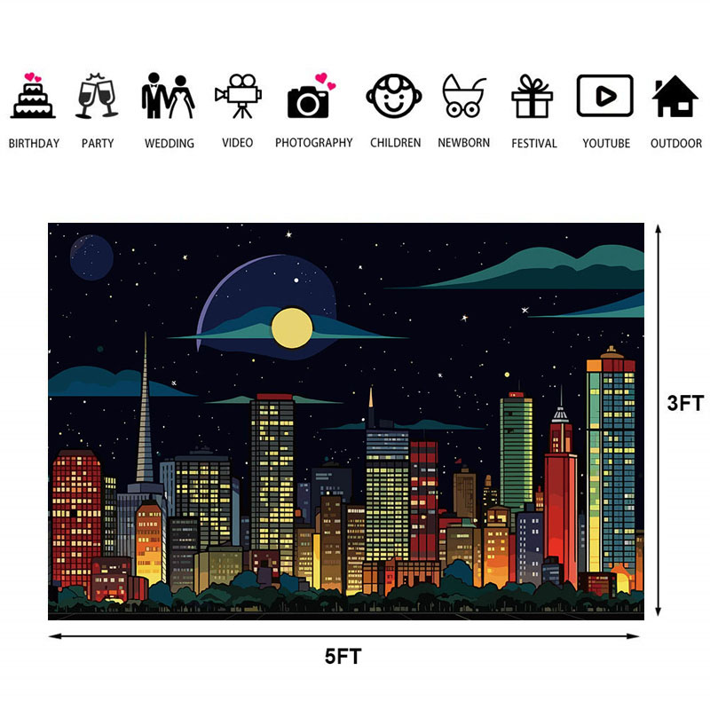 Toile de fond d'anniversaire p - Photography Urban avis et prix