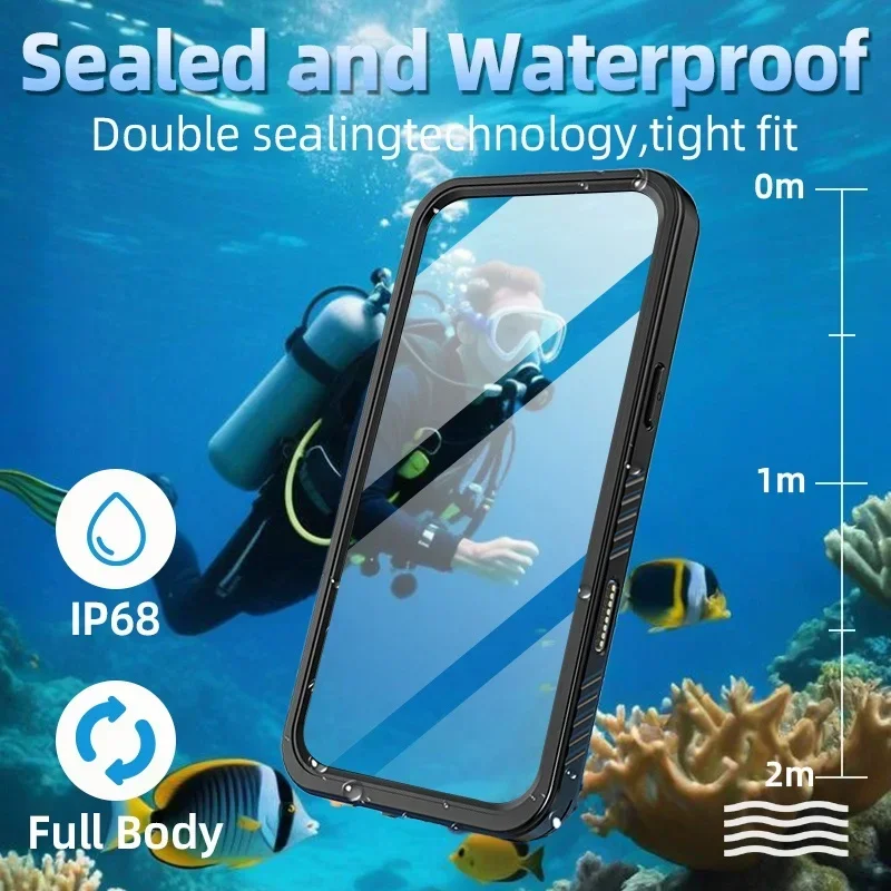 360 °   Étui étanche IP68 pour - Photography With Iphone 15 avis et prix