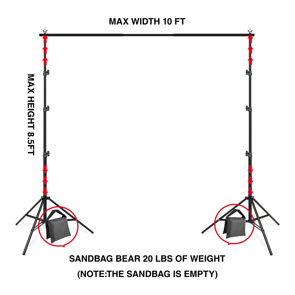 Kit de système de support de f - Backdrop Stand Kit avis et prix