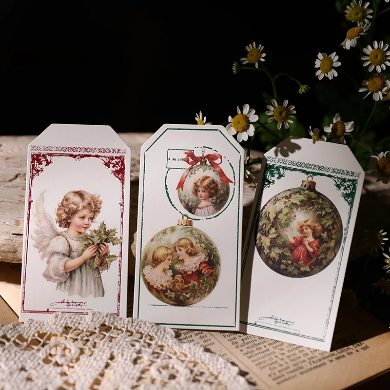 Autocollants vintage de Noël,  - Photography Journal avis et prix