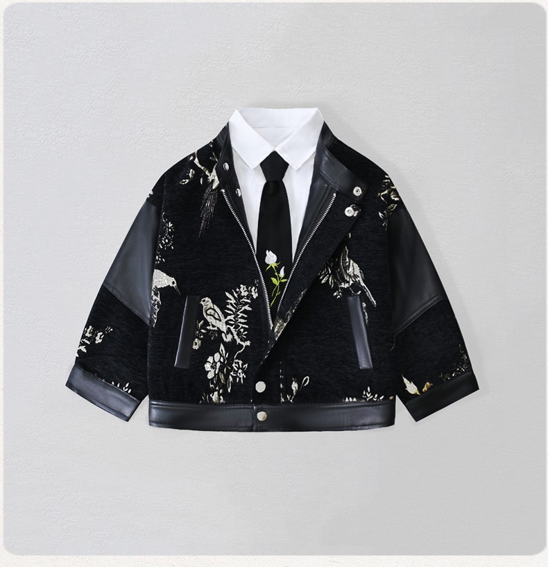 Veste de moto en cuir Pu brodé - Photography Of The Year avis et prix