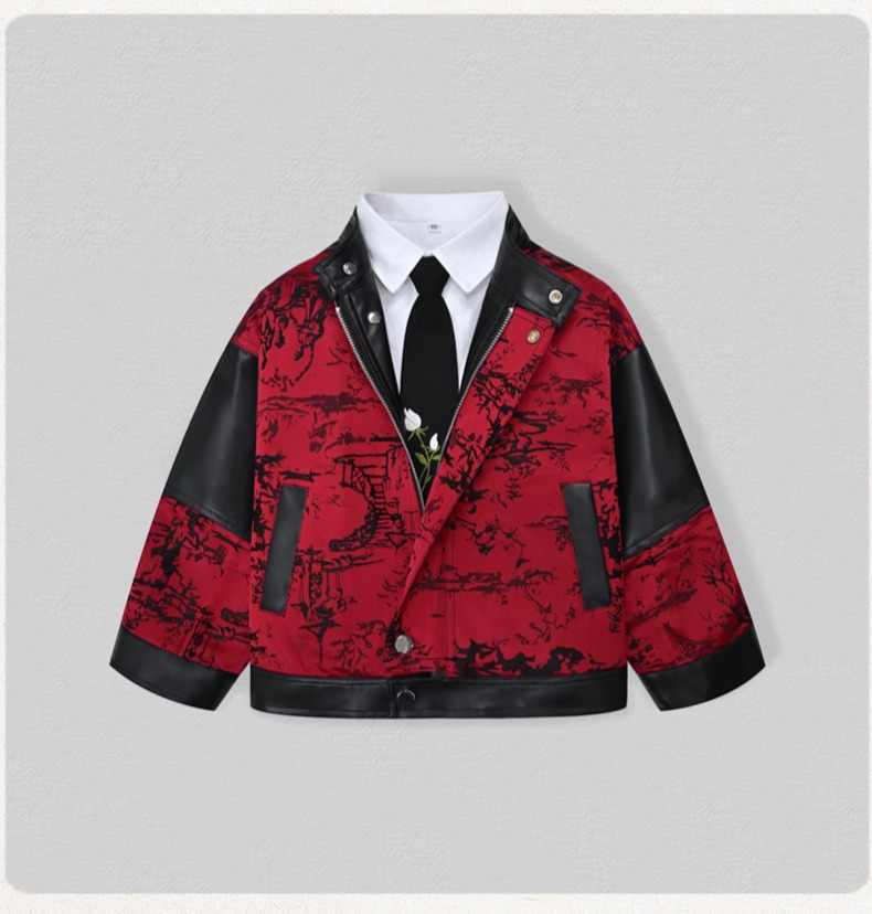 Veste de moto en cuir Pu brodé - Photography Of The Year avis et prix