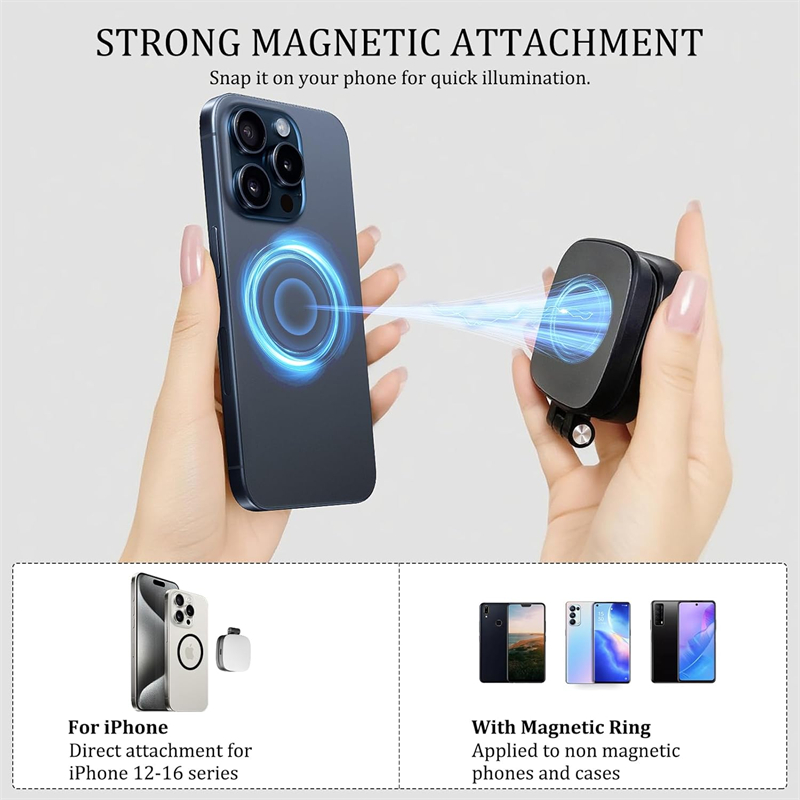 Lumière magnétique pliable pou - Photography With Iphone 15 avis et prix