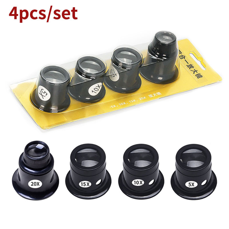 Lot de 4 loupes monoculaires p - Eye Piece Magnifier avis et prix