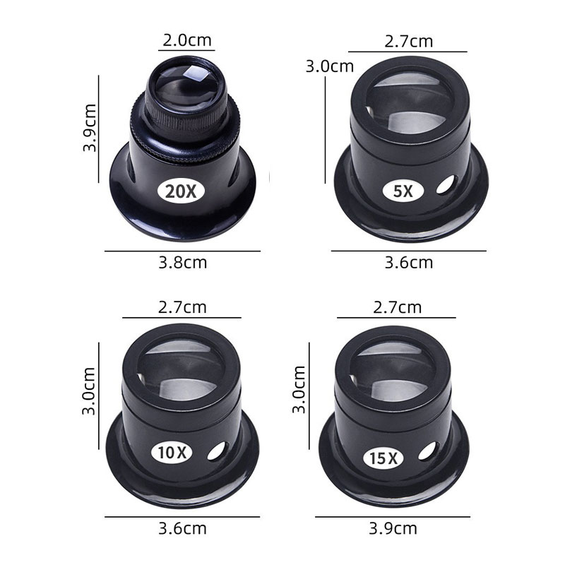 Lot de 4 loupes monoculaires p - Eye Piece Magnifier avis et prix