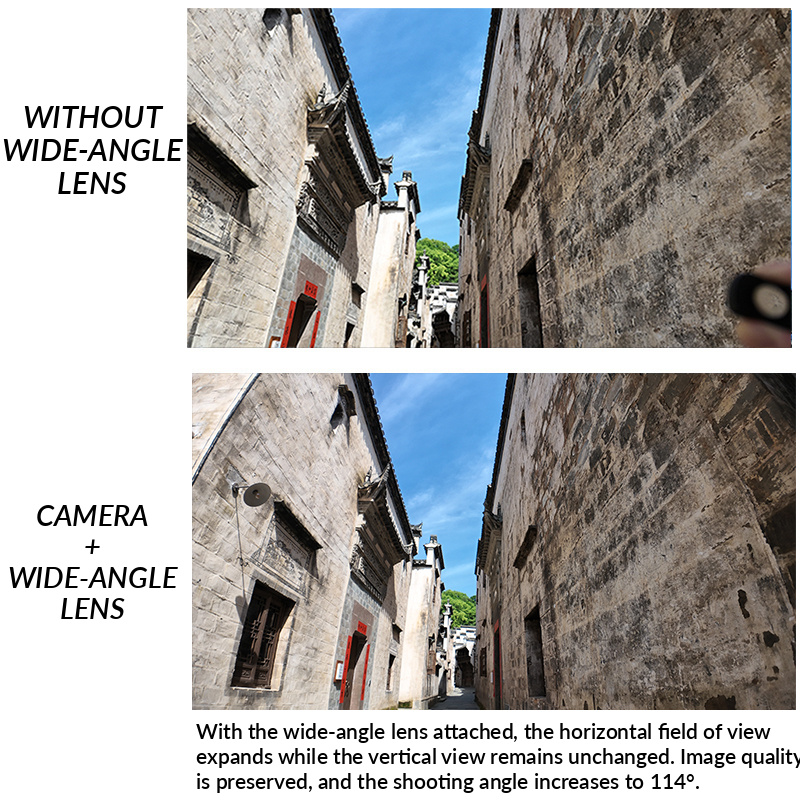 114 °   Objectif grand angle 0 - Photography Urban avis et prix