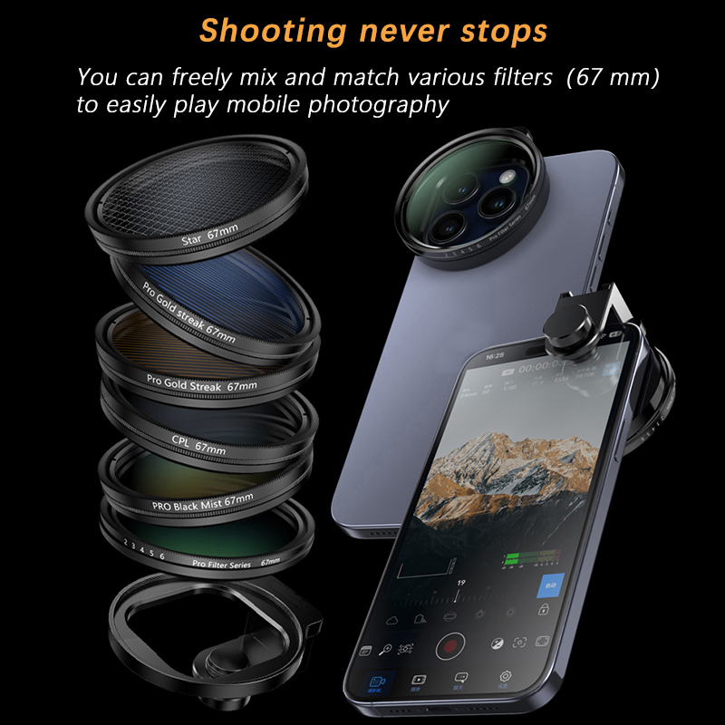 Kit de filtre évasé Black Star - Photography With Iphone 15 avis et prix