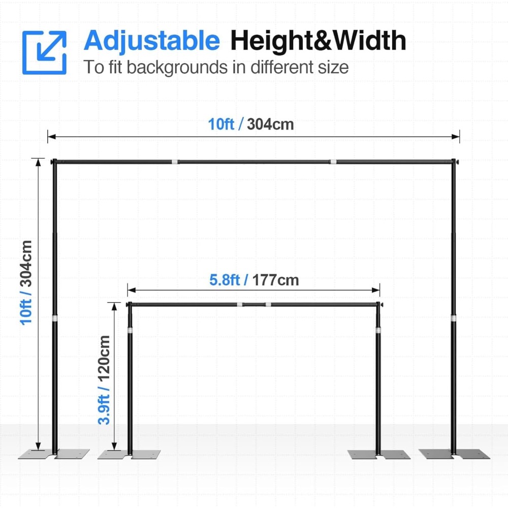 Kit de support de toile de fon - Backdrop Stand Kit avis et prix