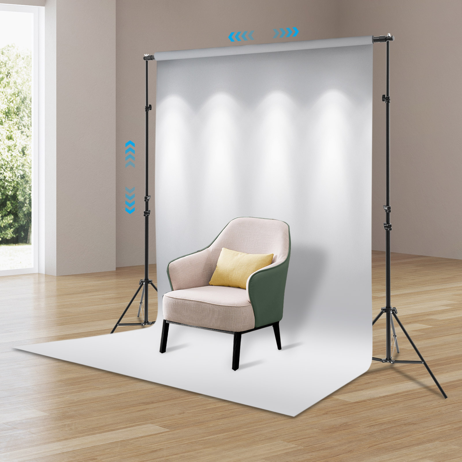 Kit de support de fond photo,  - Backdrop Stand Kit avis et prix