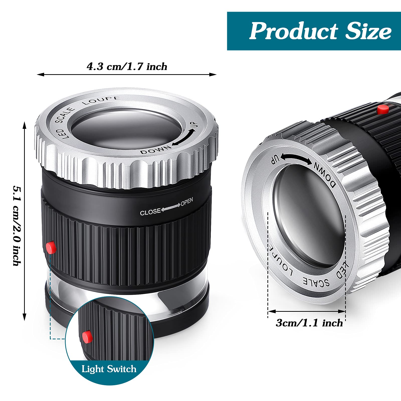 Loupe de poche 30X avec échell - Eye Piece Magnifier avis et prix