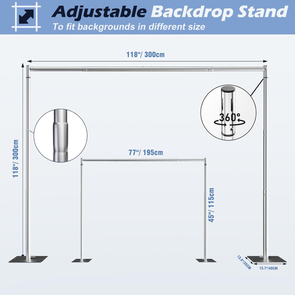 Kit de support de toile de fon - Backdrop Stand Kit avis et prix